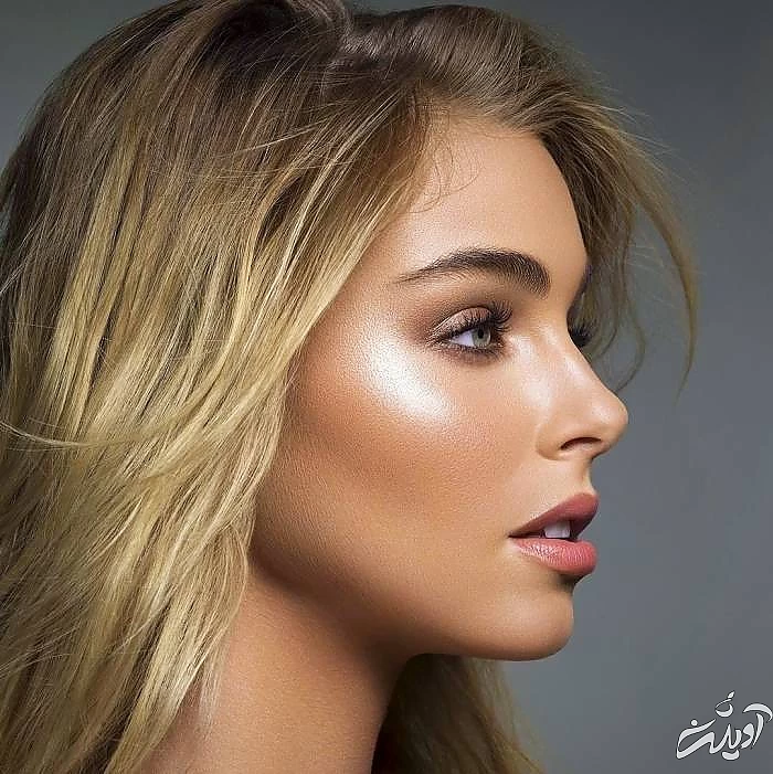 هایلایتر را کجای صورت بزنیم براقی پوست صورت